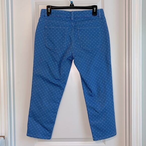 Talbots Polka Dot Signature Slim Crop Jeans - Picture 5 of 9
